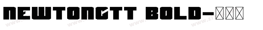 NewtonCTT Bold字体转换